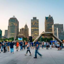 Detroit City Scape (Credit: You Can in Michigan)