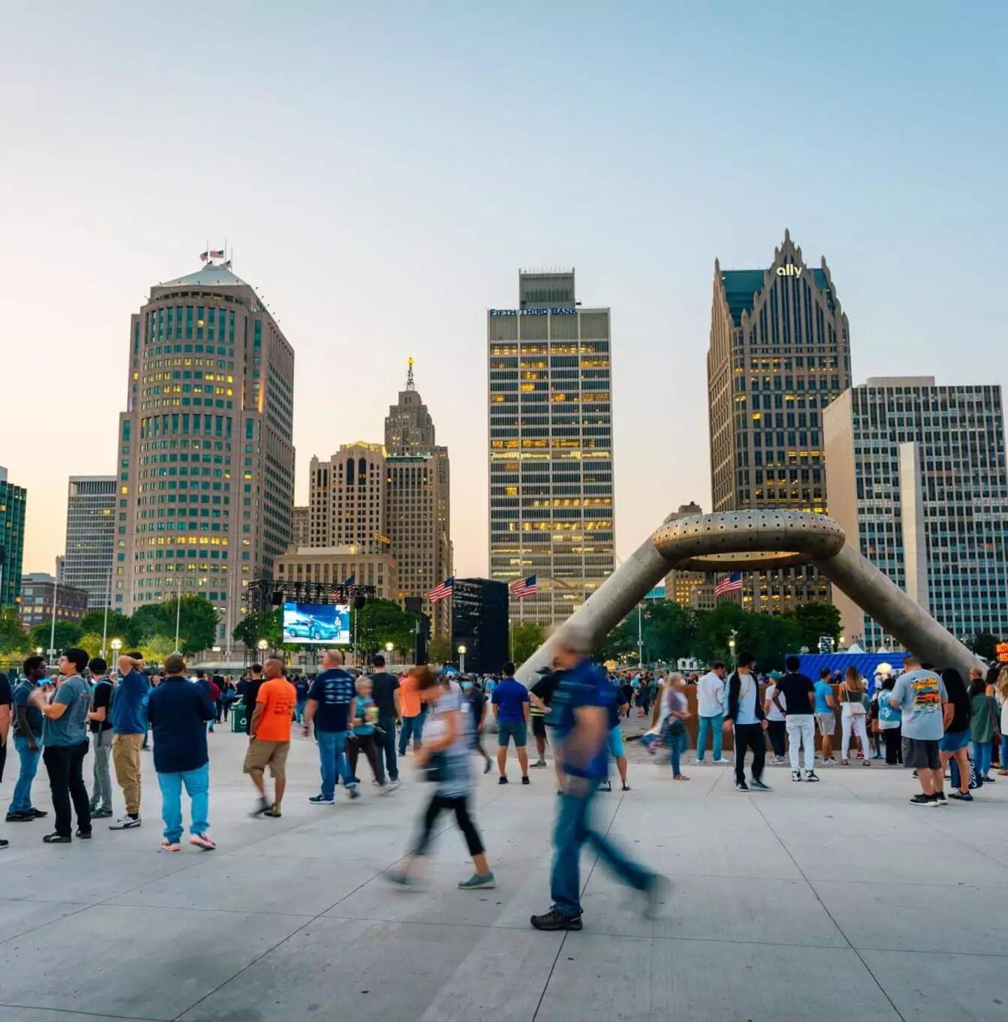 Detroit City Scape (Credit: You Can in Michigan)
