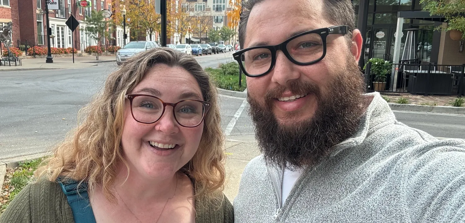 Justin and MIllie are aclimating to their new life in McCordsville, Indiana