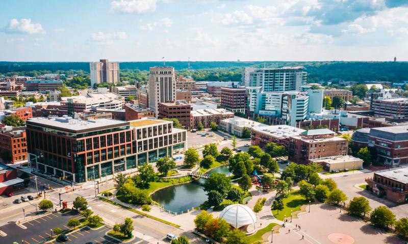 Downtown Kalamazoo (Photo Credit: Michigan Growth Office)