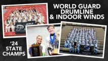 World Guard, Drumline, and Indoor Winds earned 2024 State Championships