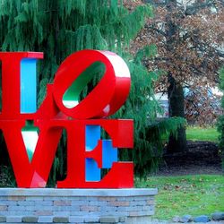 LOVE sculpture located in Arts Park 