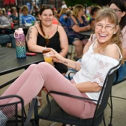 Residents enjoying Downtown Pikesville