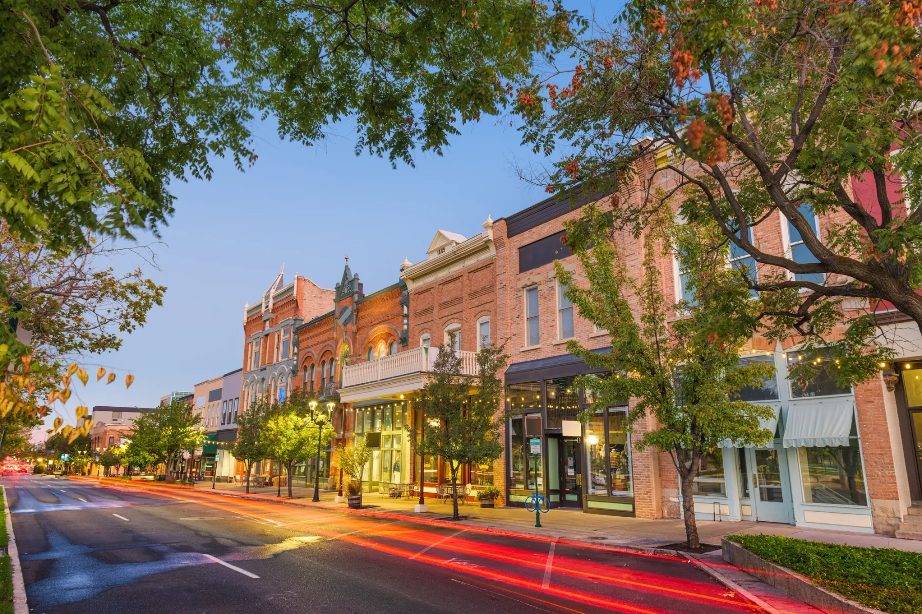Take a stroll along the charming downtown of Provo, Utah.