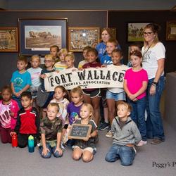 Fort Wallace Museum Visit with local school children (Credit: Fort Wallace Museum & Peggy's Photography)