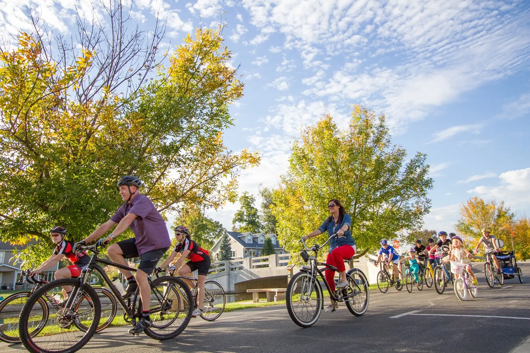 Biking on the Heritage Trail