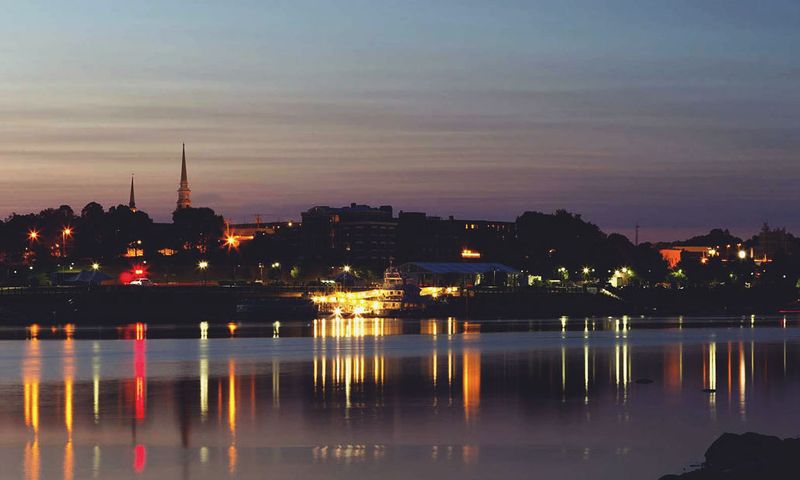 Bangor’s waterfront features multiple bars, restaurants, parks, and an outdoor concert venue.