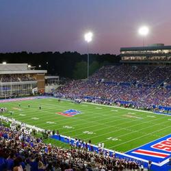 View of Louisiana Tech Bulldogs football game