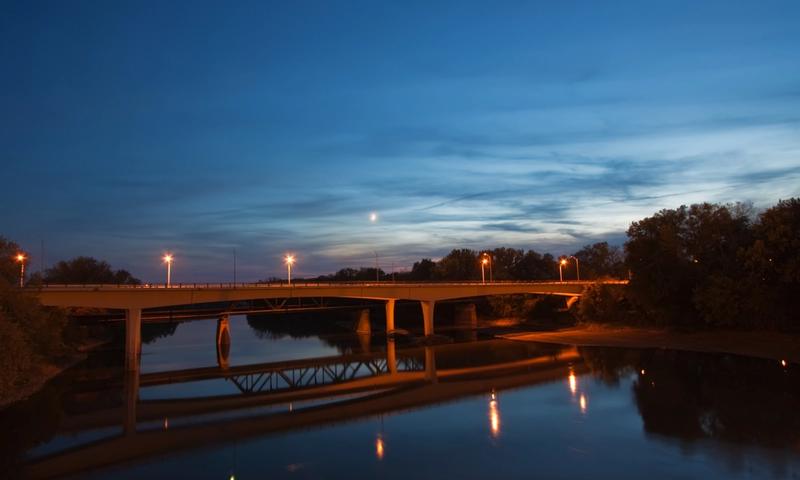 Bridge over the Wabash River in Lafayette