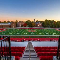 Nearby Wabash College Football Stadium