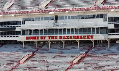 The University of Arkansas, home to the Razorbacks, is located in Fayetteville. Photo credit: Katherine Welles / Shutterstock.com