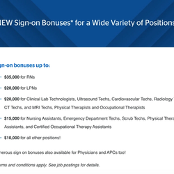 Details about the Bassett Healthcare nurse signing bonus