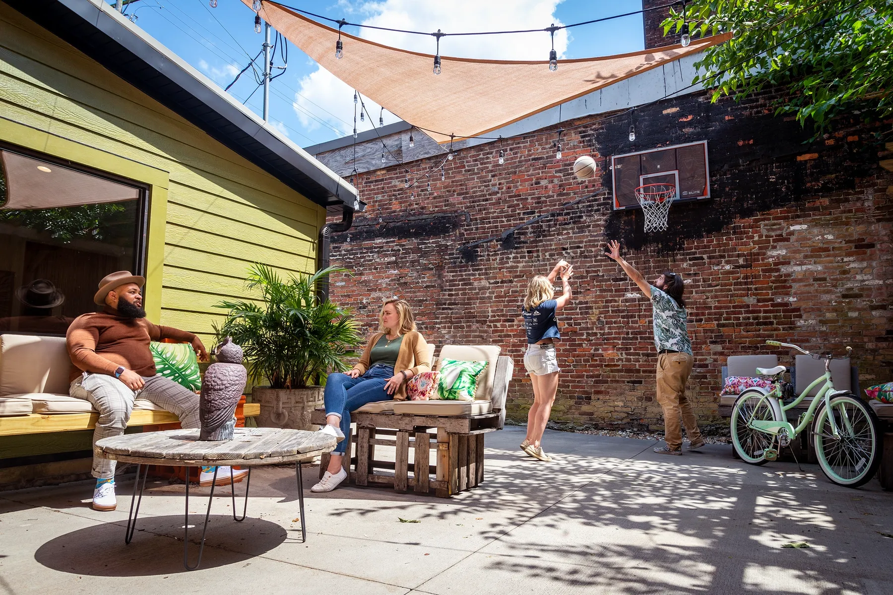 Playing Basketball at The Root