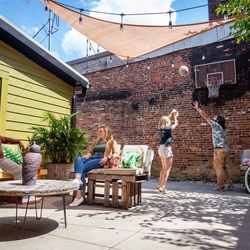 Playing Basketball at The Root