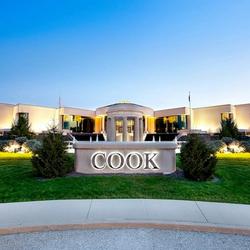 Cook Medical Headquarters, a major medical device manufacturer. (Photo Credit: Cook Medical Fbook Page)