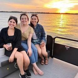 Take a sunset cruise with friends