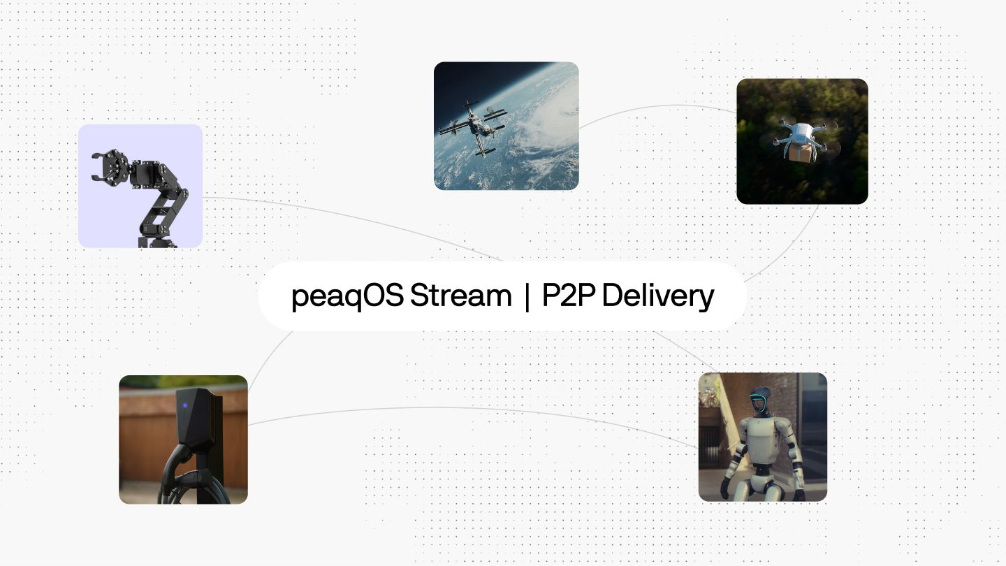 peaqOS Stream Adds End-to-End Machine Data Distribution with P2P Delivery