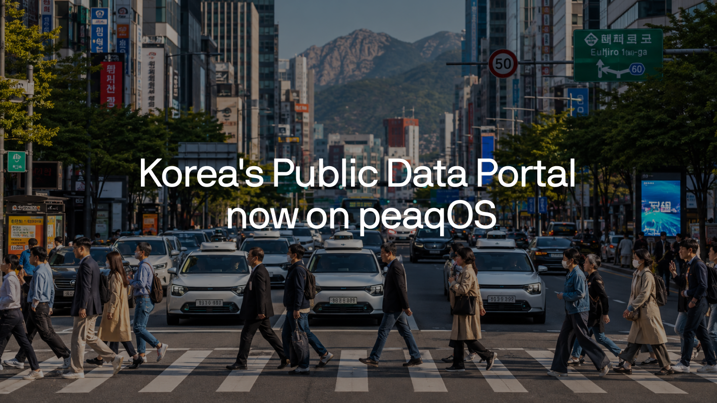 peaq Brings Korea's Public Data to Robots and Machines | peaq