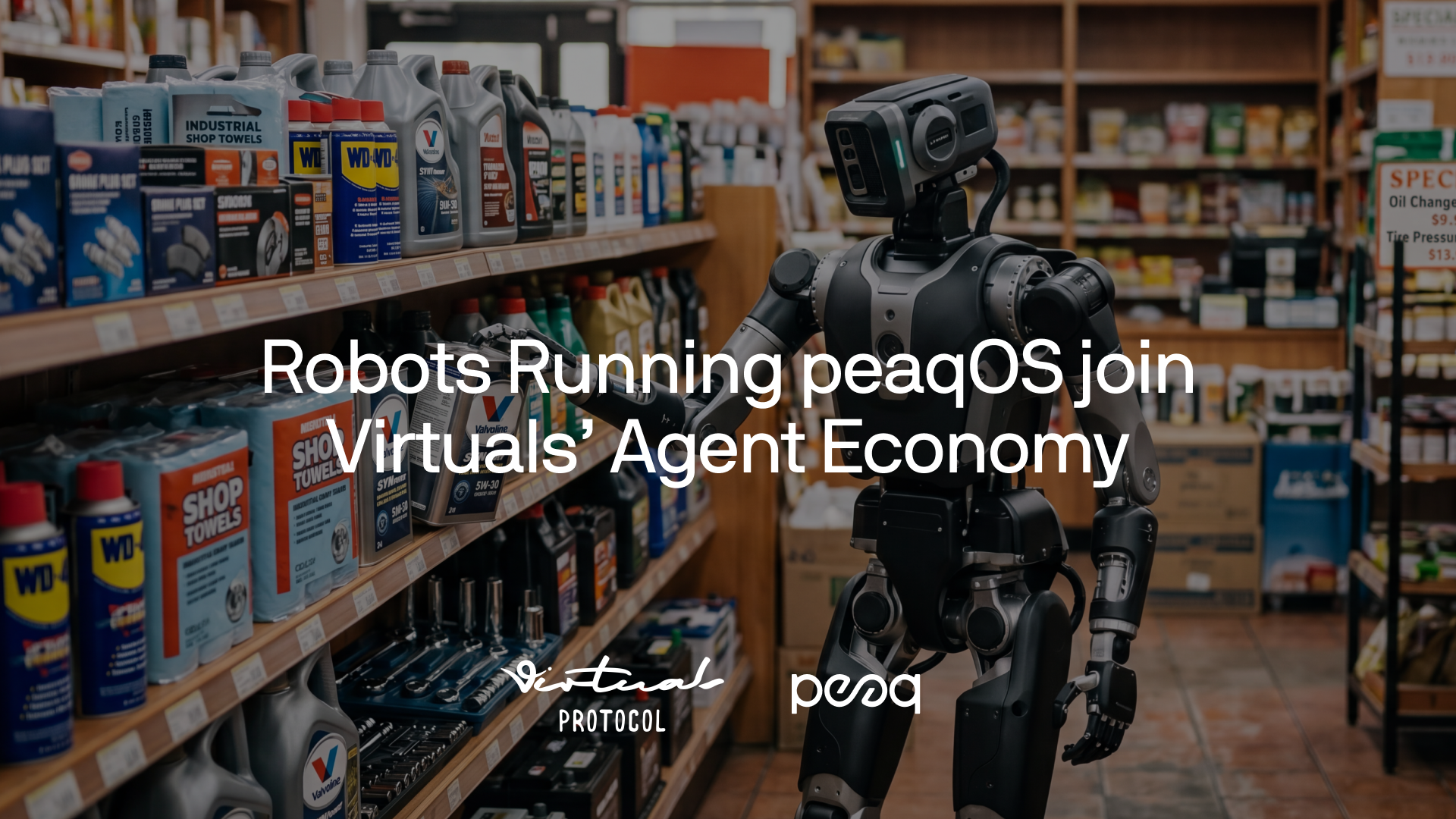 Virtuals and peaq Bring Agent Commerce to Robots and Machines