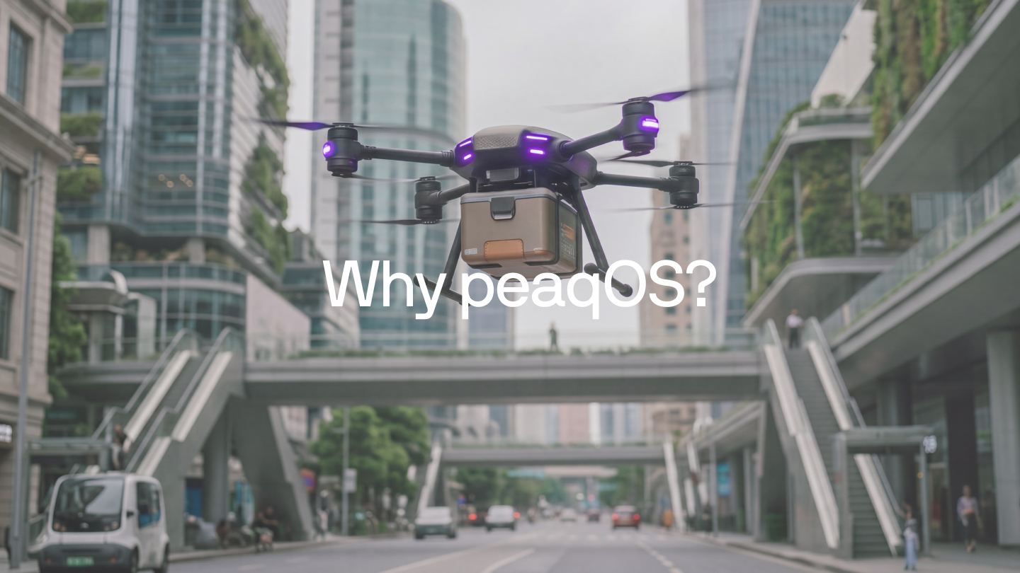 A Day in the Life of a Drone running peaqOS | peaq