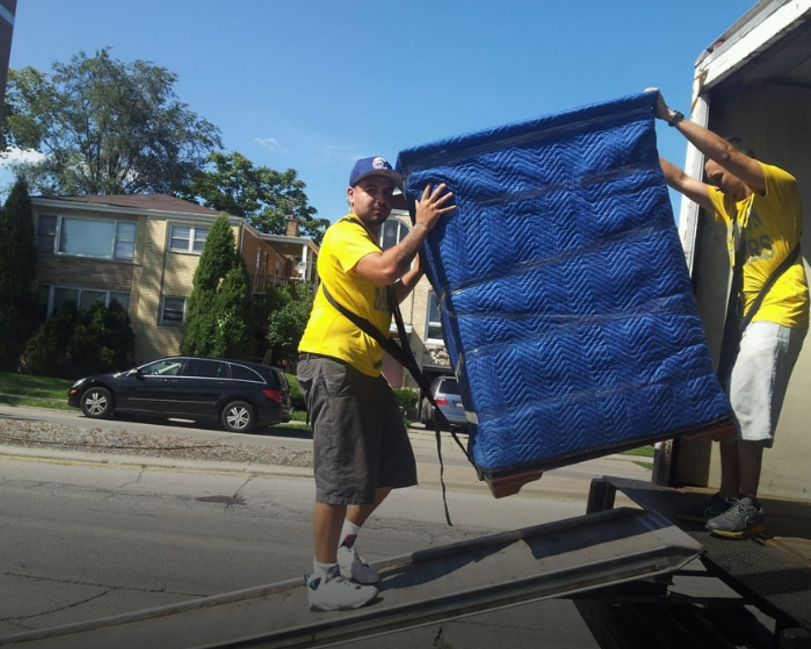 Chicago Marathon Movers team on a recent job