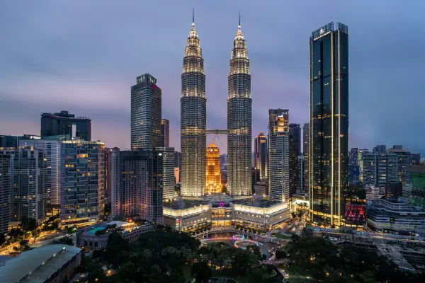 Panorama de Kuala Lumpur avec les Tours Petronas