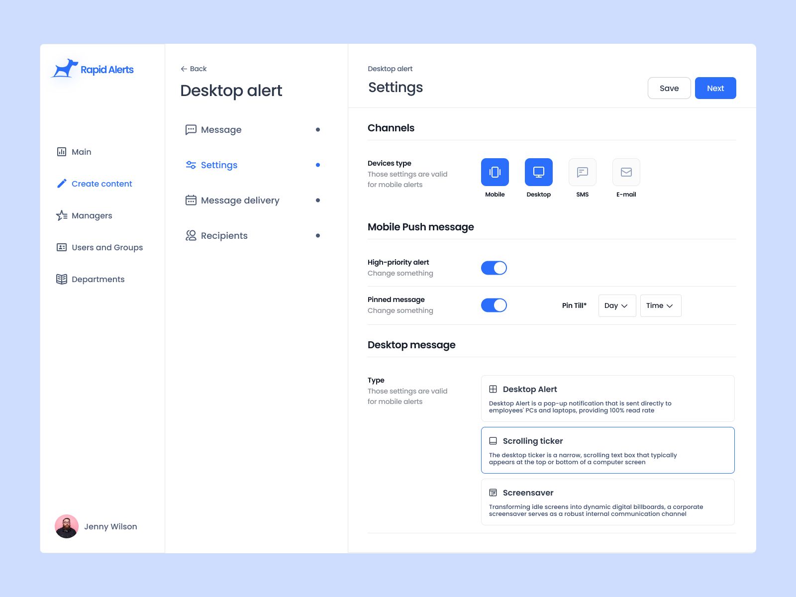 Rapid Alerts