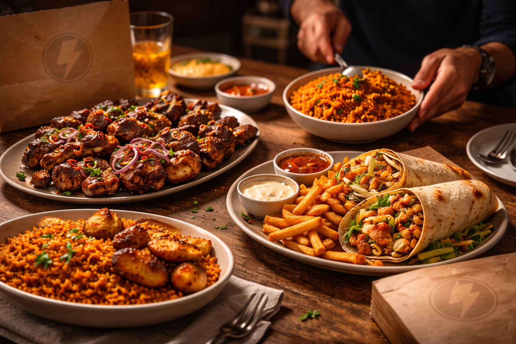 Local restaurant dishes