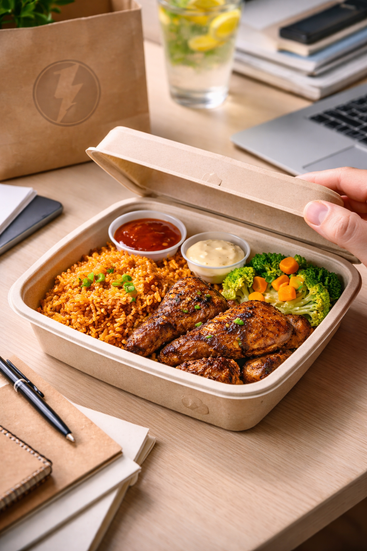 Browsing restaurant options on Barqly