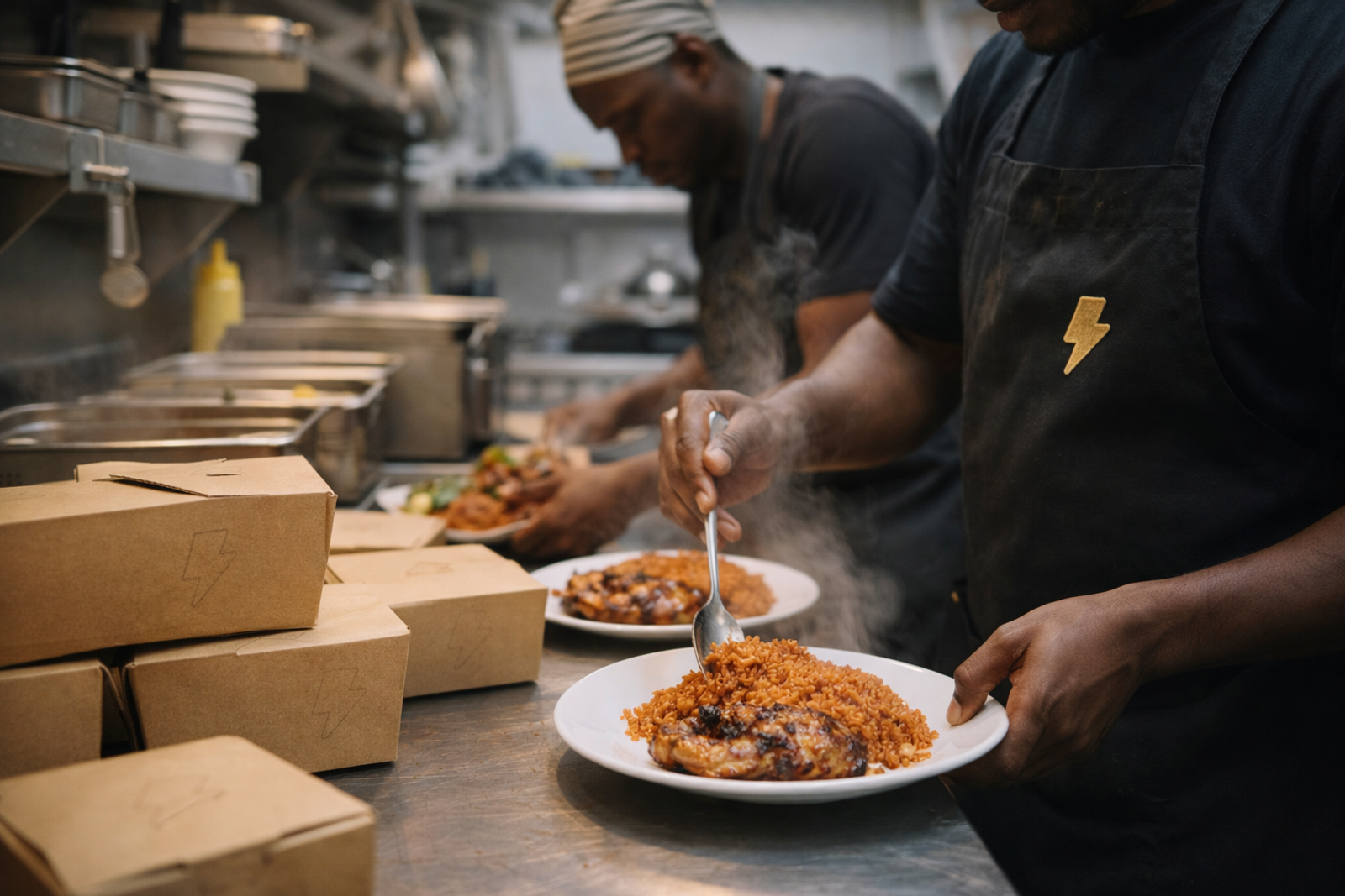 Fresh food being prepared