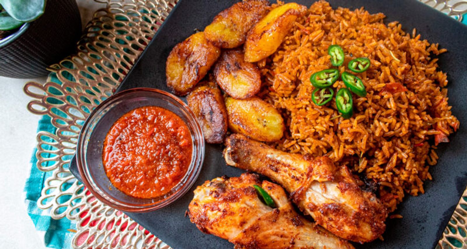 Restaurant dishes styled for online ordering