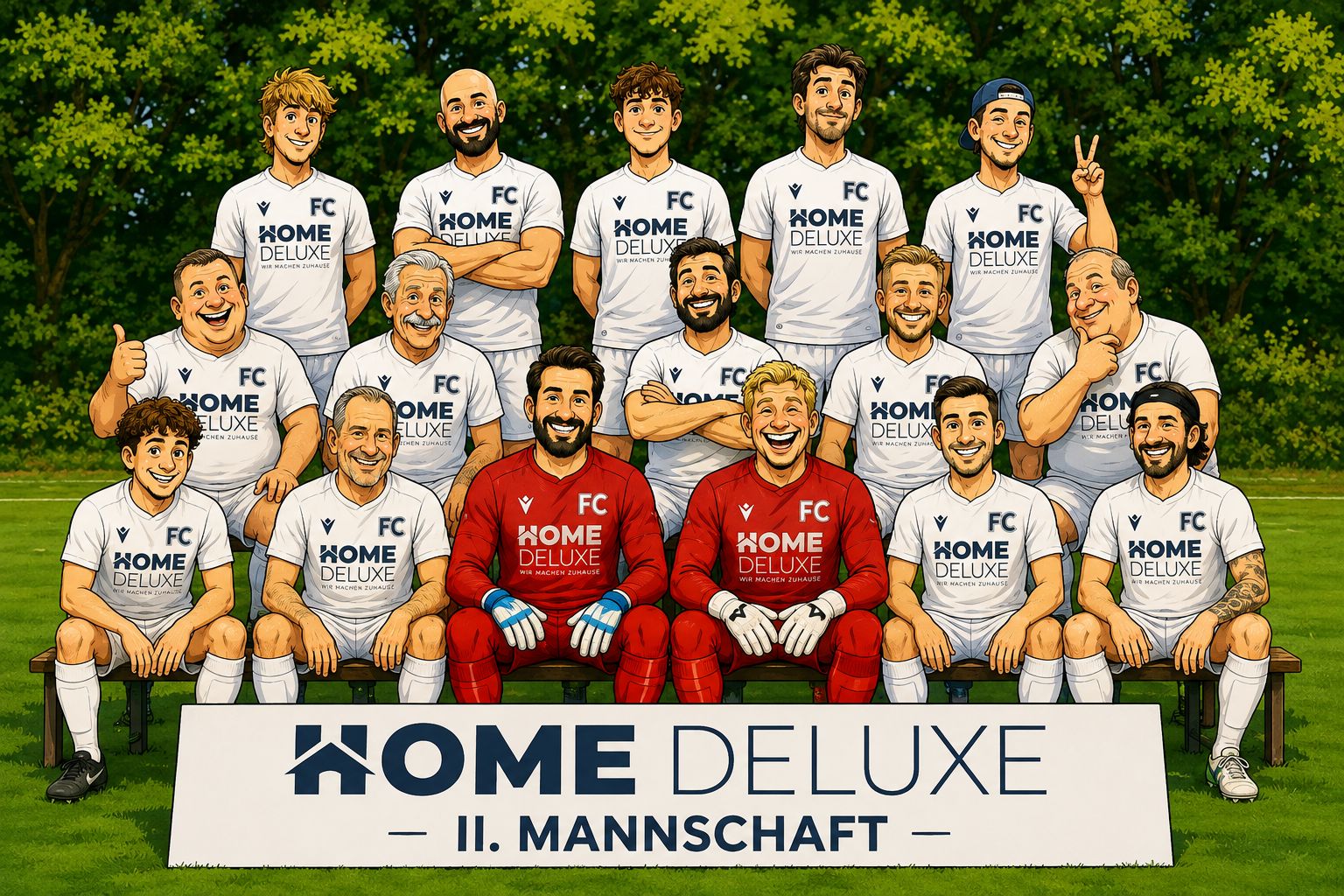 Mannschaftsfoto 2. Mannschaft