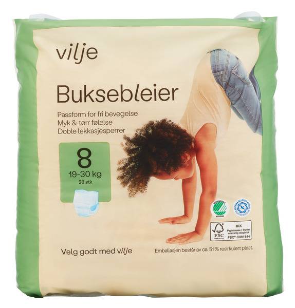 Produktbilde av Vilje buksebleier.