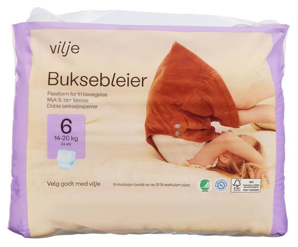 Produktbilde av Vilje buksebleier.