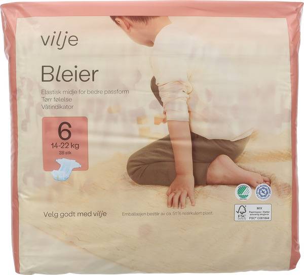 Produktbilde av Vilje bleier.