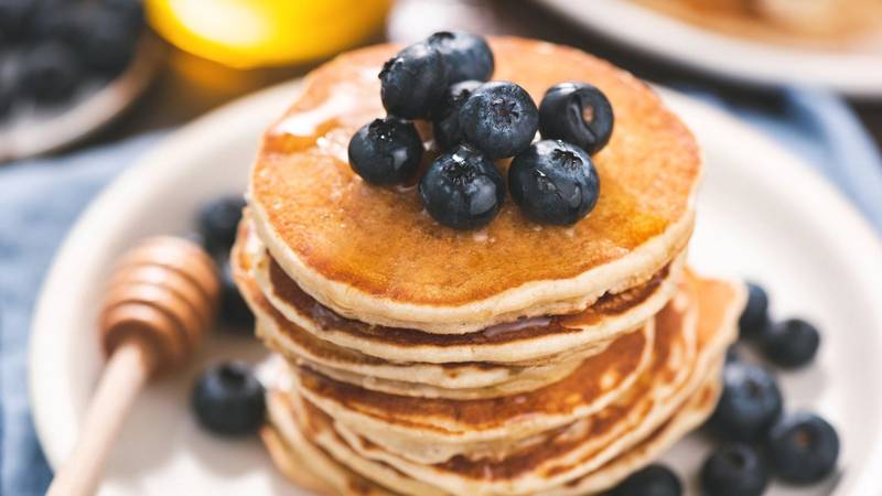Frokostlapper laget av grøtrester