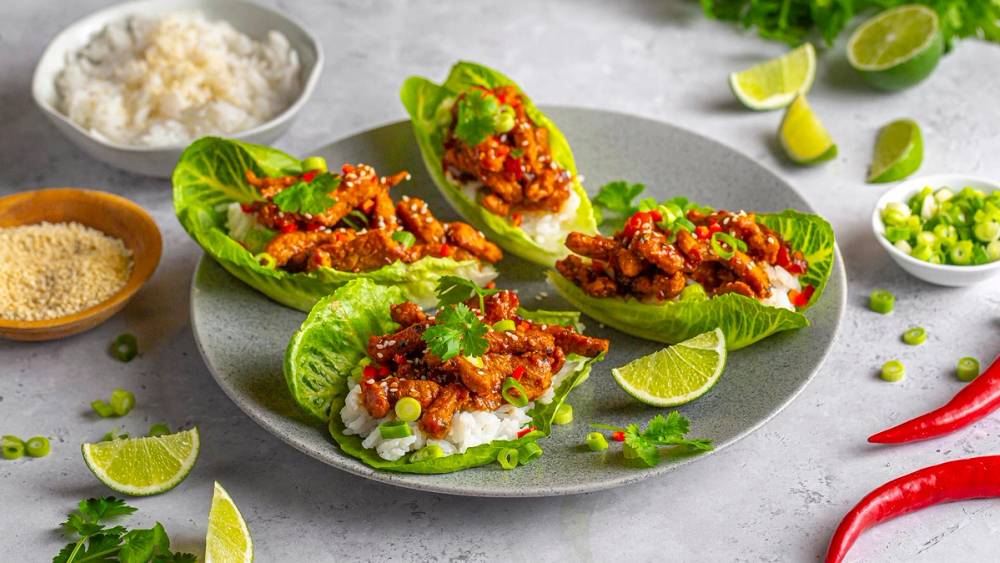 Bulgogi i hjertesalat.