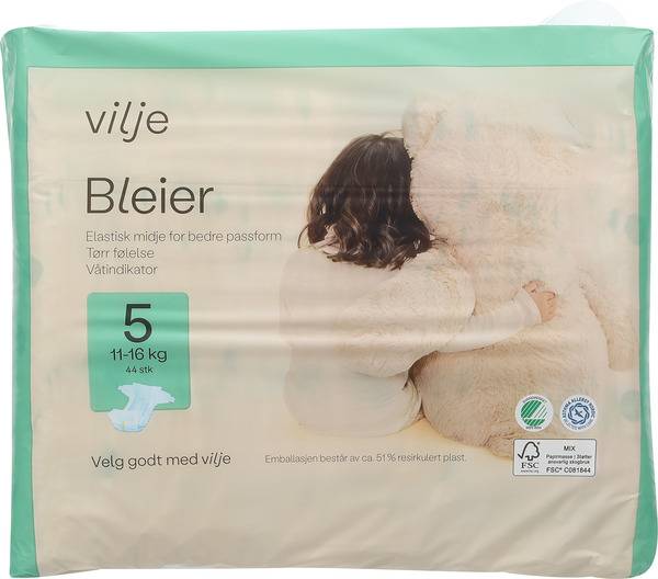 Produktbilde av Vilje bleier.