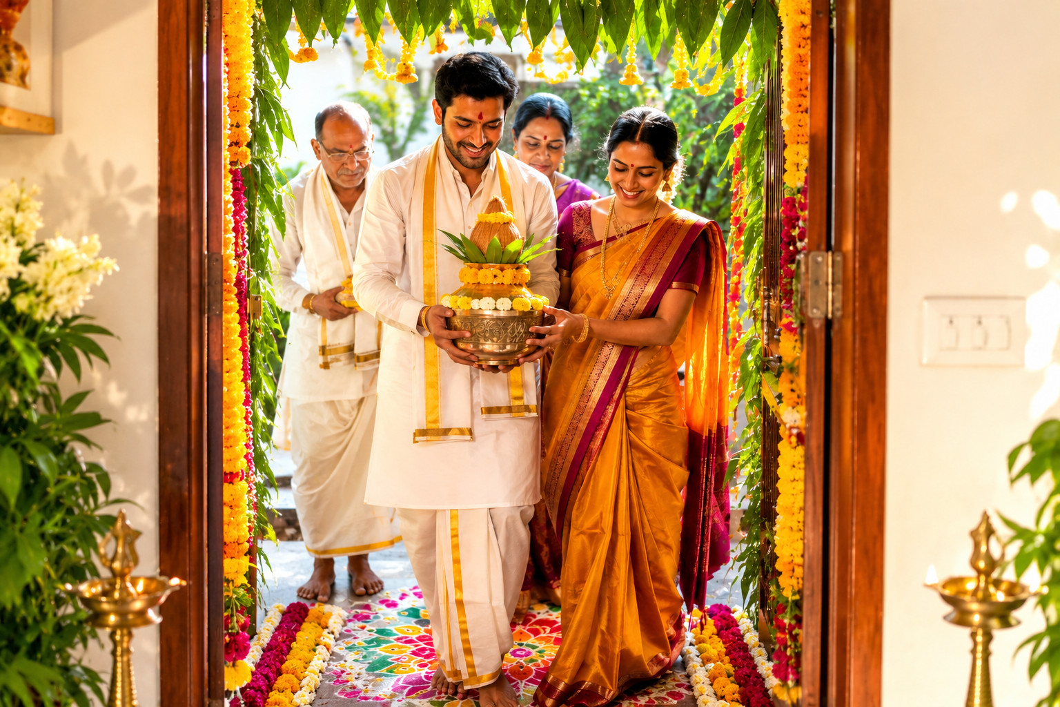 How do you plan a grihapravesam? A 3-week countdown