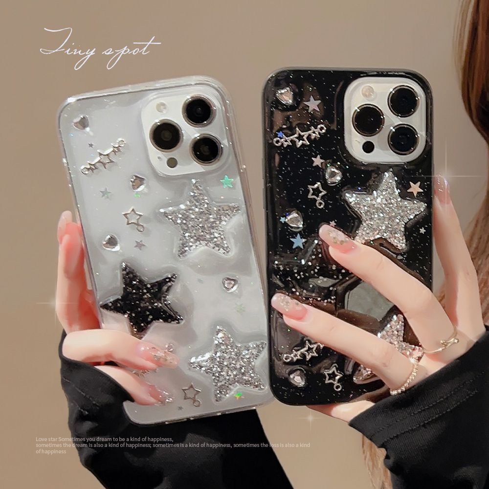 Epoxy 3D Star iPhone Case