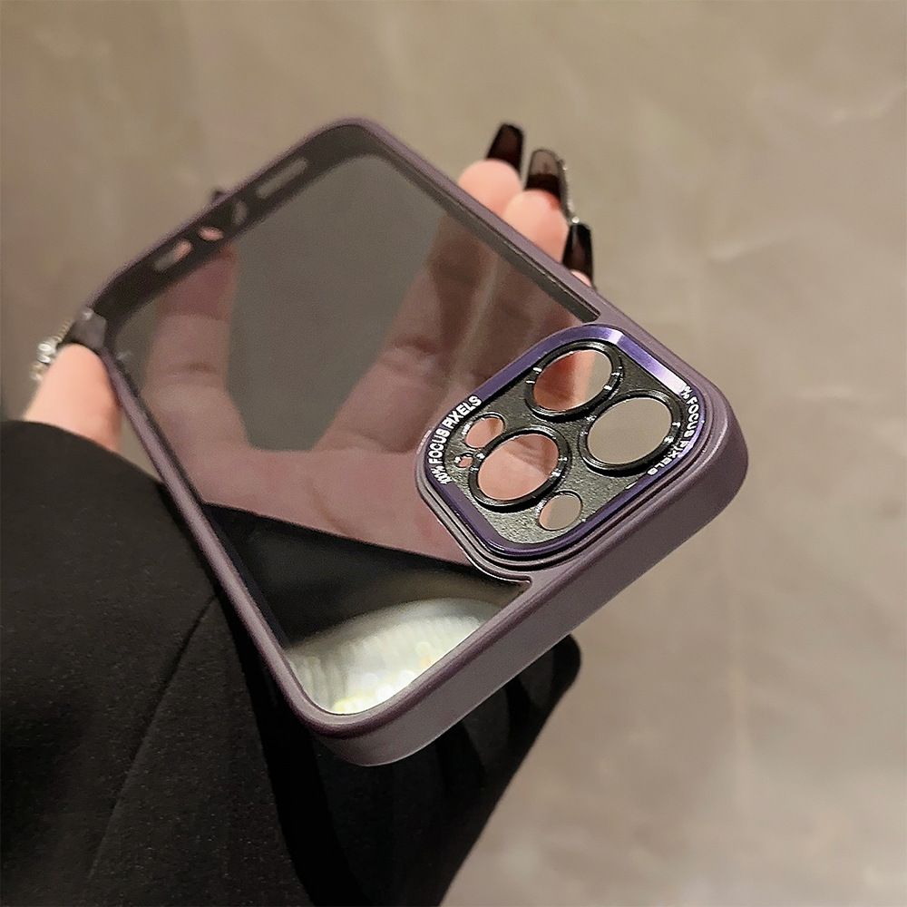 High Quality Metal Lens, Simple and Shockproof iPhone Case