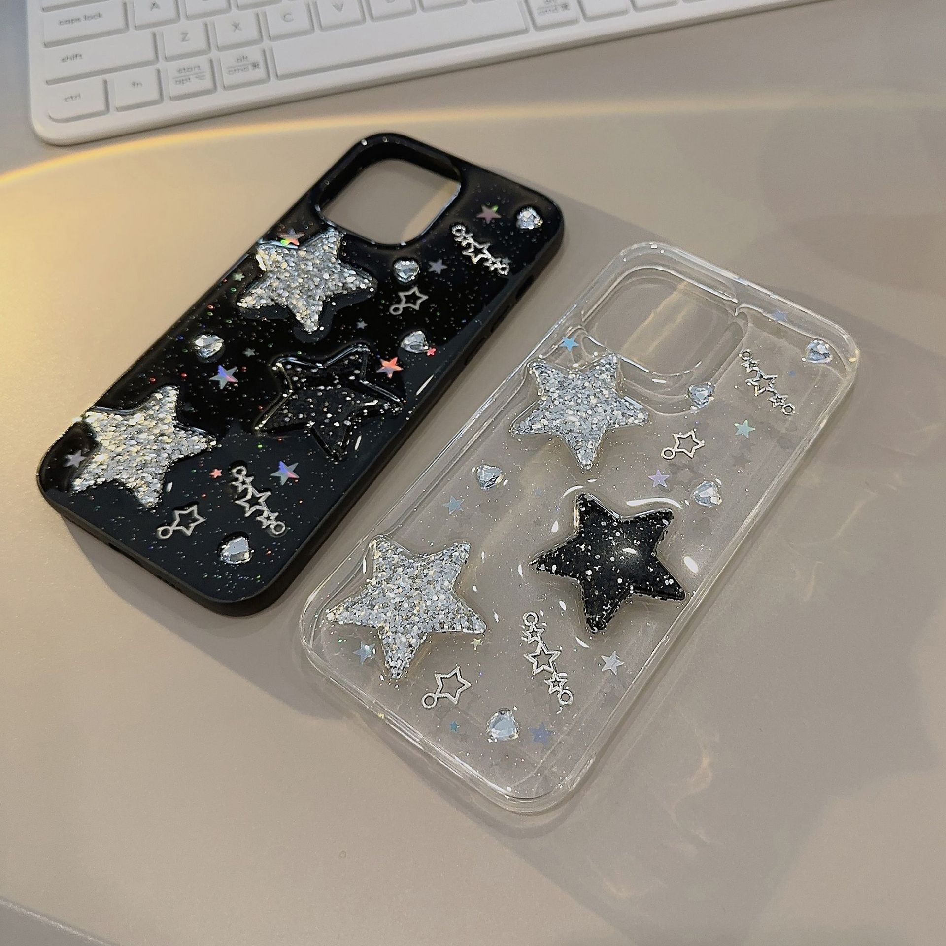 Epoxy 3D Star iPhone Case