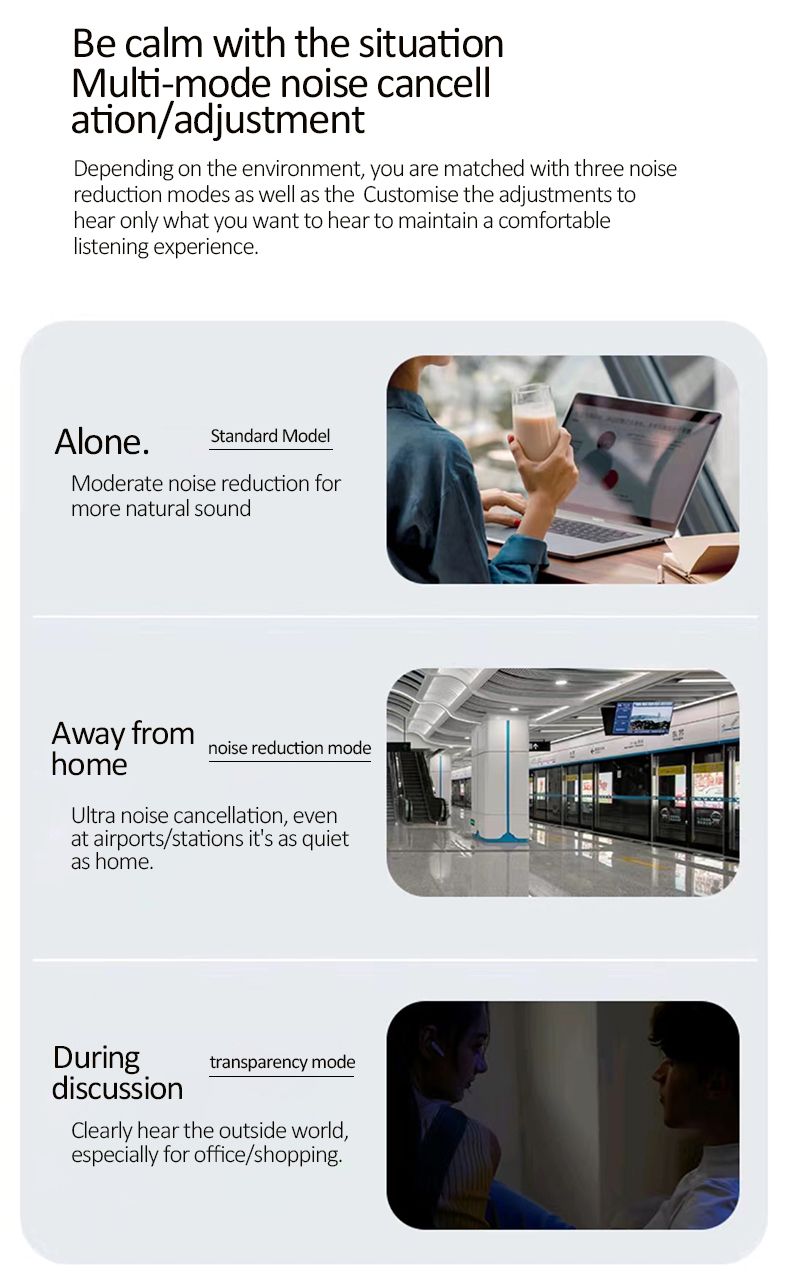 Smart Touch Screen Wireless Headset