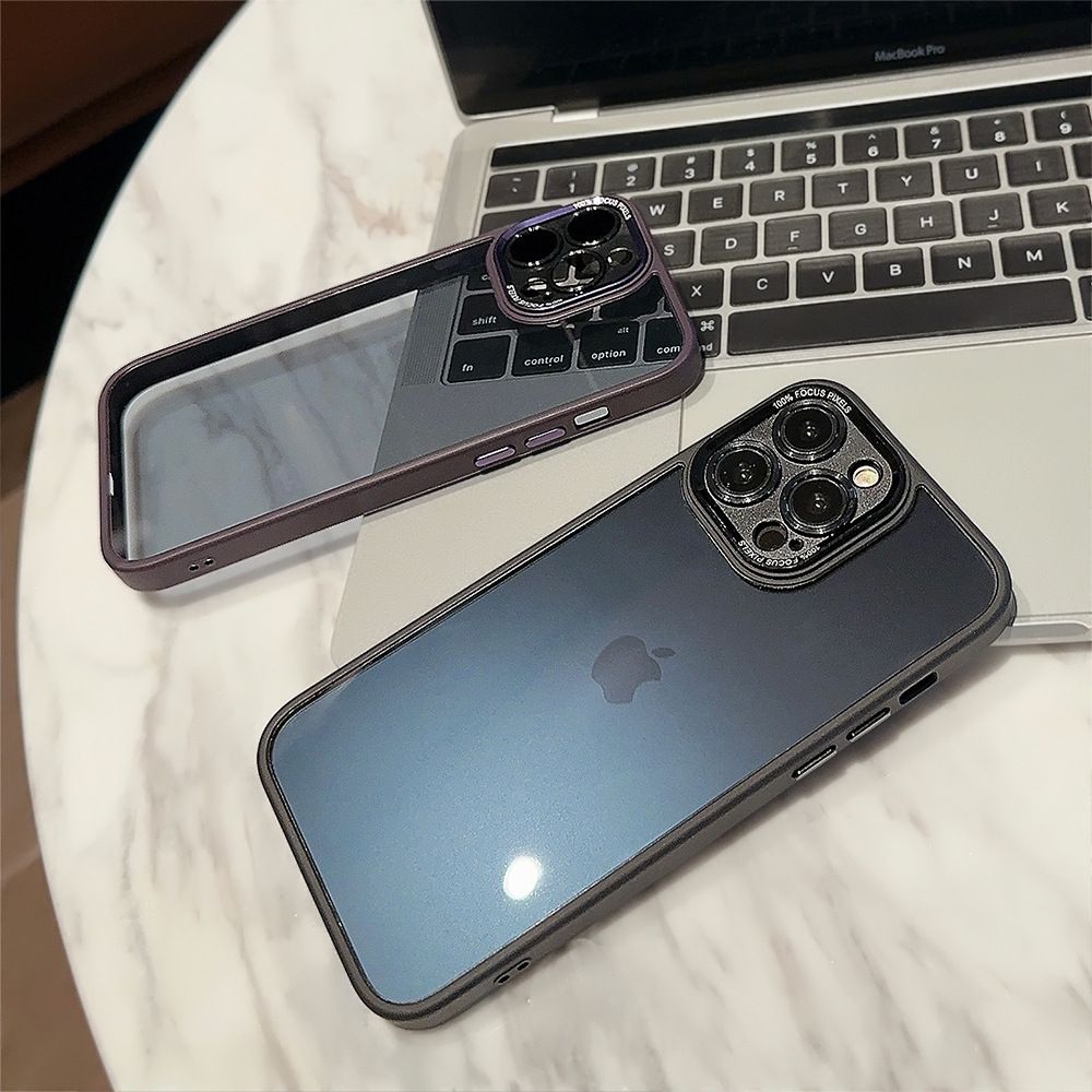 High Quality Metal Lens, Simple and Shockproof iPhone Case