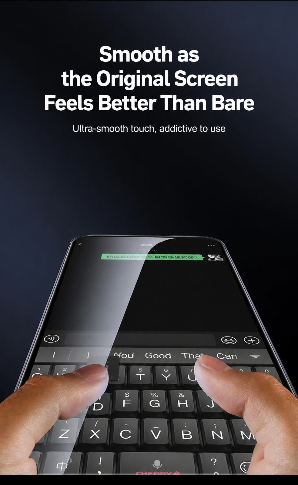 Tempered Glass Screen Protector for Apple iPhone – Full-Screen Coverage, Anti-Fingerprint