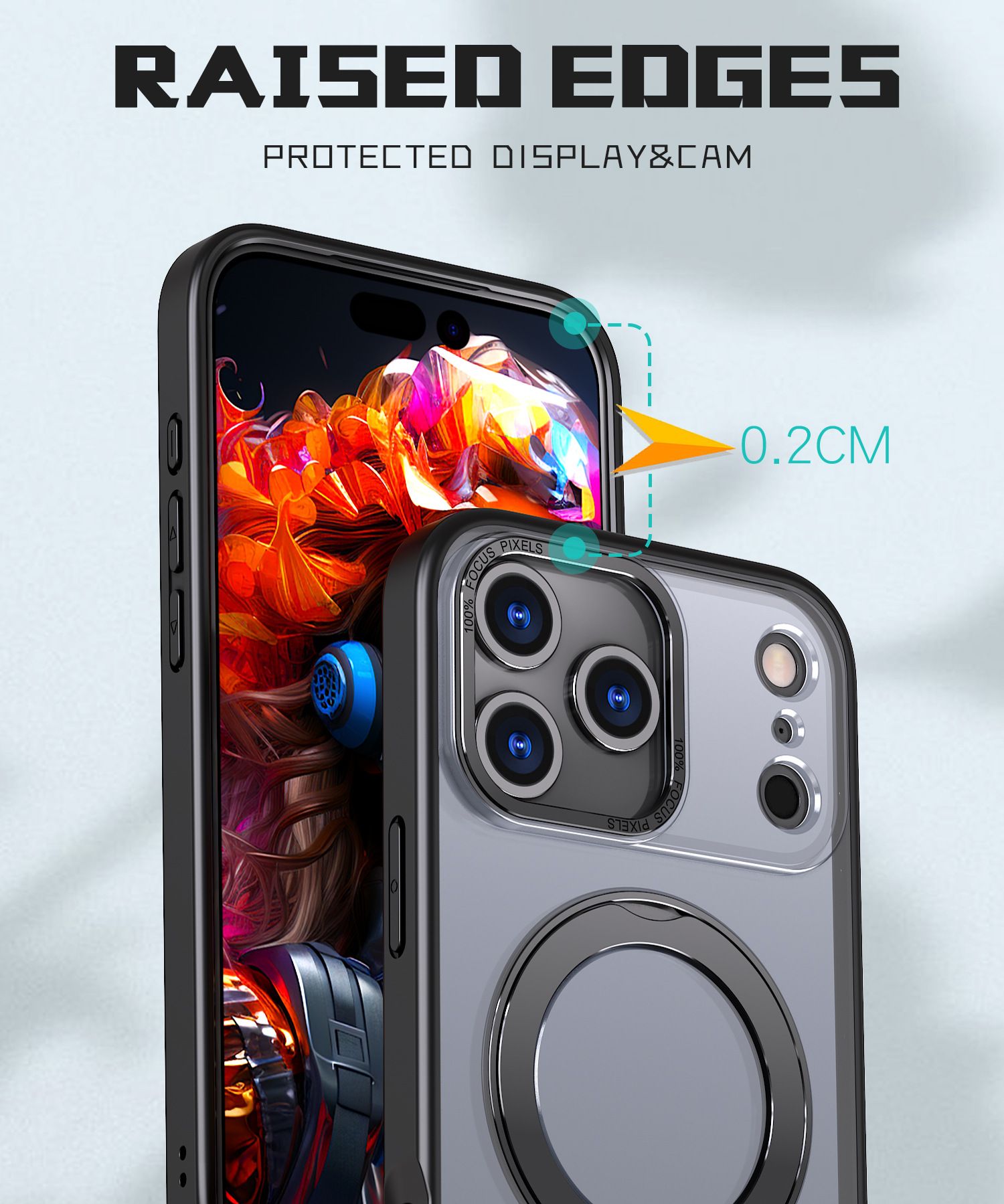 360 Rotating Magnetic Mount iPhone Case