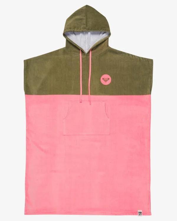 Pink and brown sleeveless hoodie