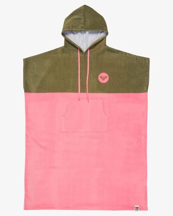 Pink and brown sleeveless hoodie