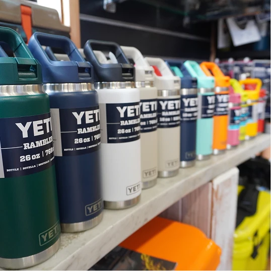 Yeti Ramblers in multiple colours