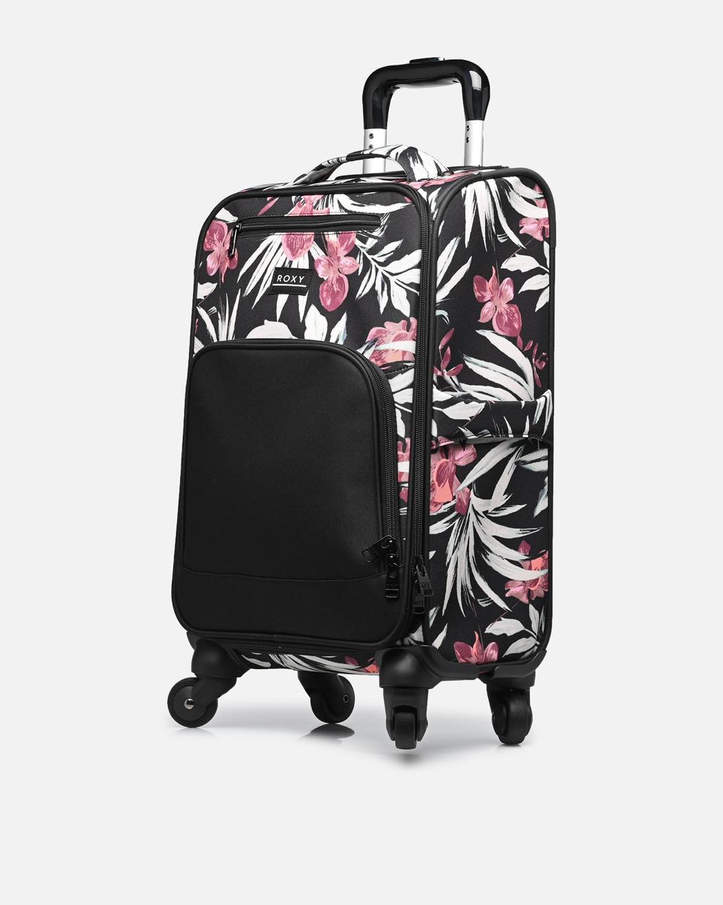 Flower pattern wheeled suitcase